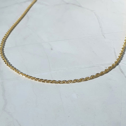 18 k rope chain