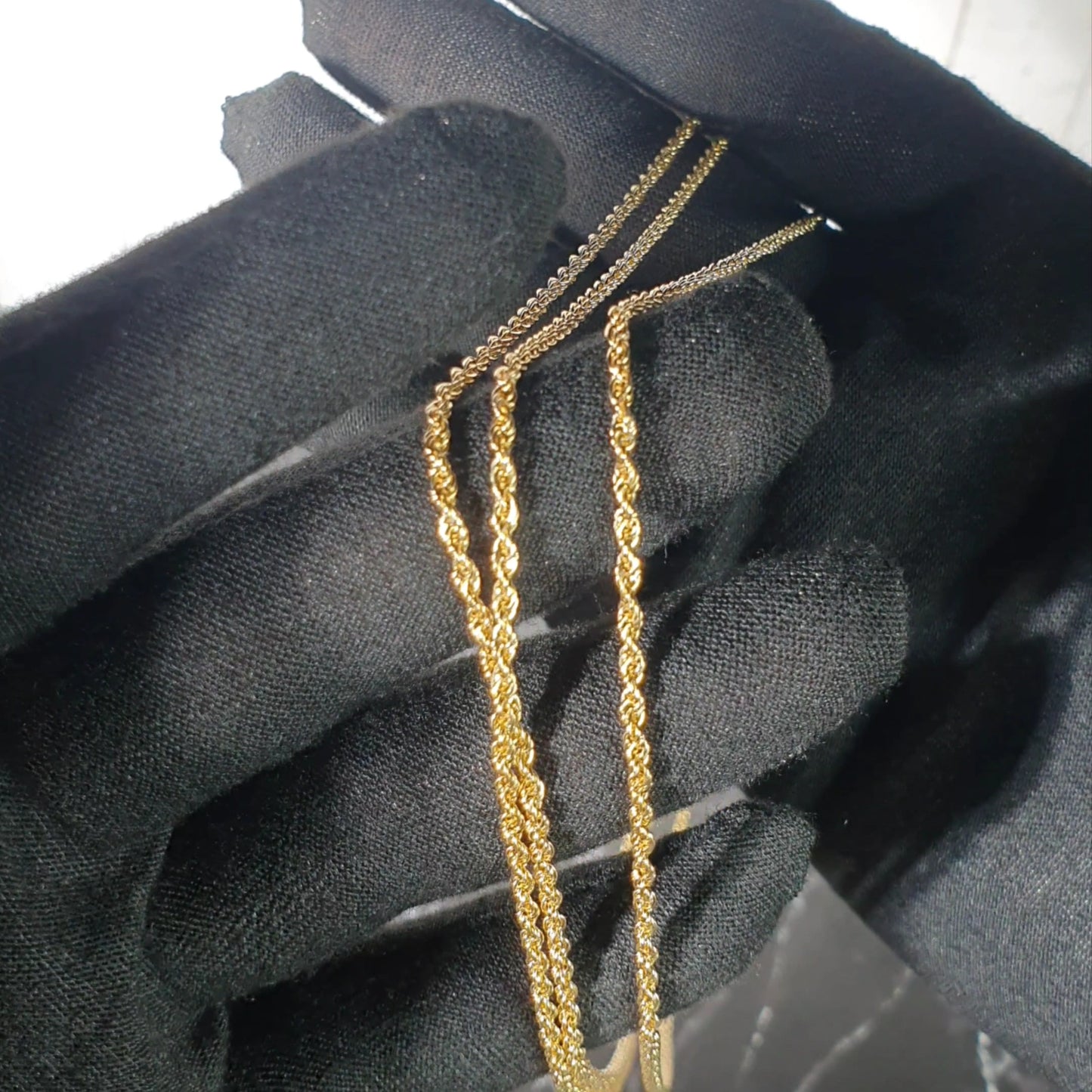 18 k rope chain